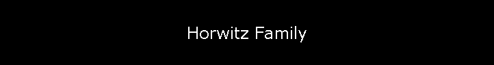 Horwitz Family